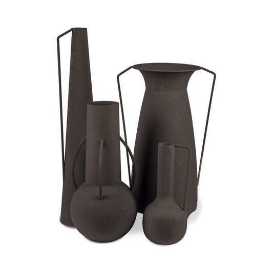 POLSPOTTEN Set-of-Four Roman Iron Vases
