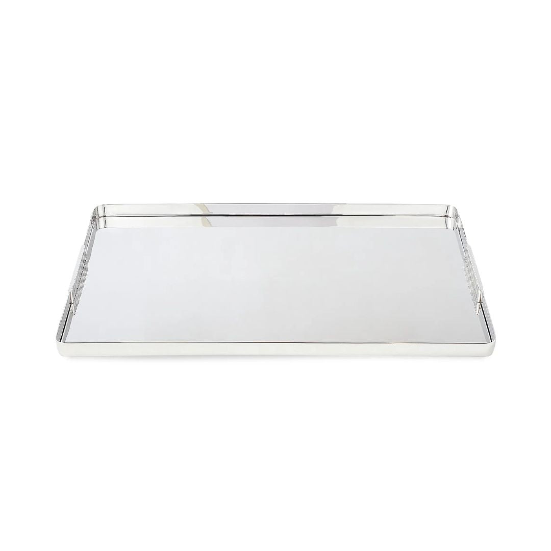 RALPH LAUREN Large Thorpe Stainless Steel Rectangular Tray