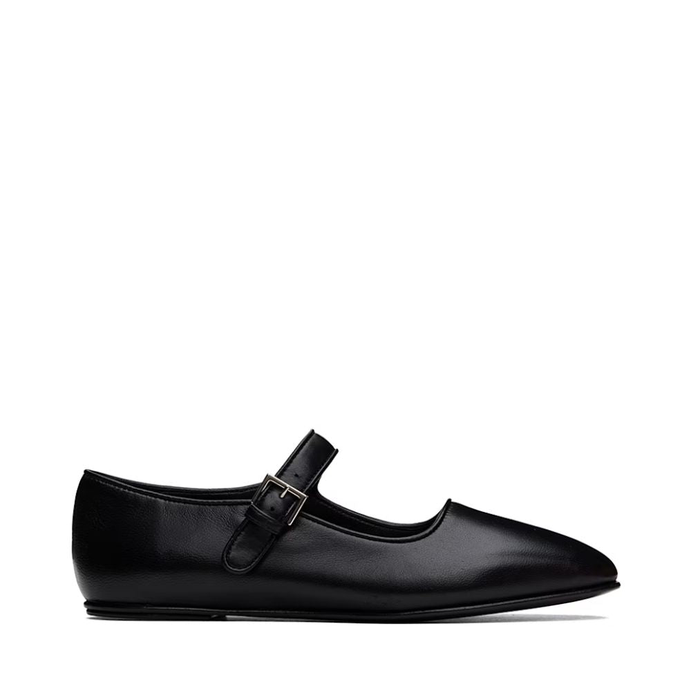 THE ROW Ava Ballerina Flats - Black