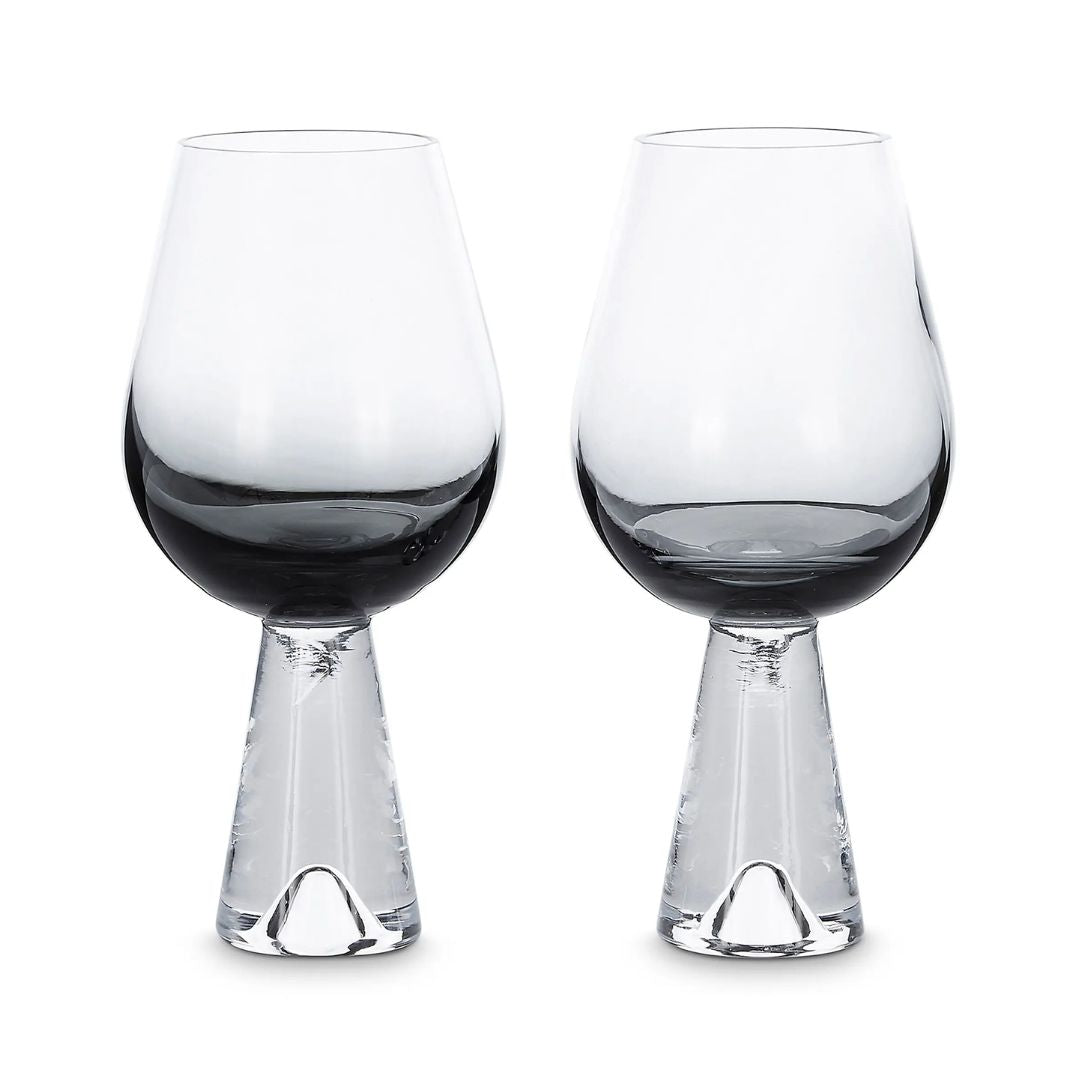 TOM DIXON Tank Set Of Two Wine Glasses in Black