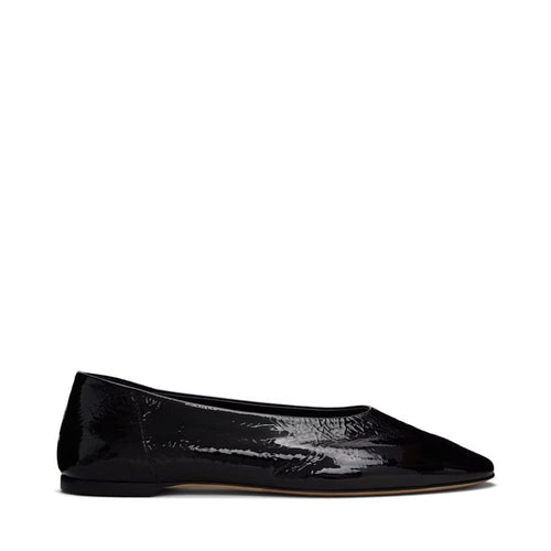 TOTEME Slip Naplack Ballerina Flats - Black