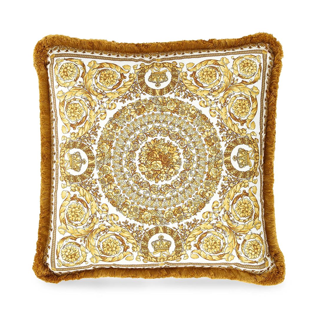 VERSACE Heritage Barocco Cushion in Gold