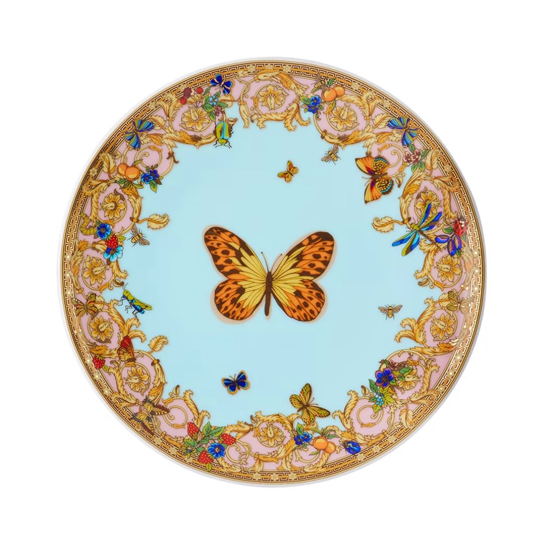 VERSACE Rosenthal 'Le Jardin' Bread Plate in Blue
