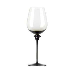 VERSACE Rosenthal Medusa Lumière Red Wine Glass in Black