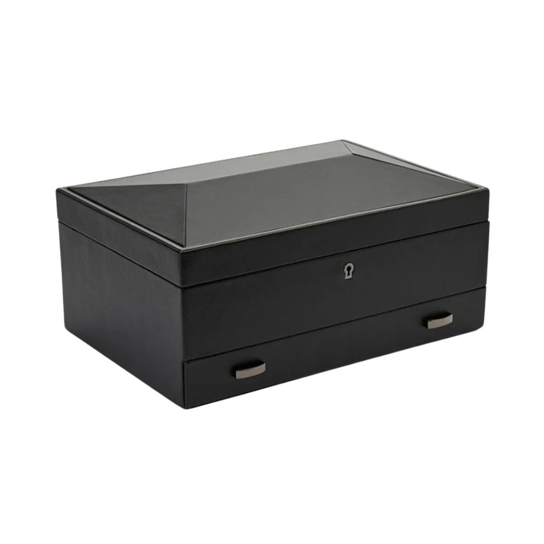 WOLF British Racing 10-Piece Watch Box with Storage