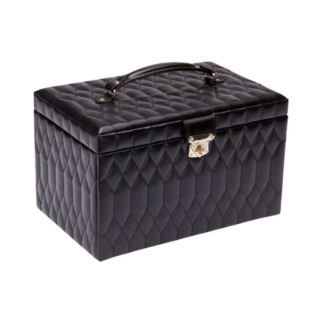 WOLF Caroline Black Extra Large Jewelry Case