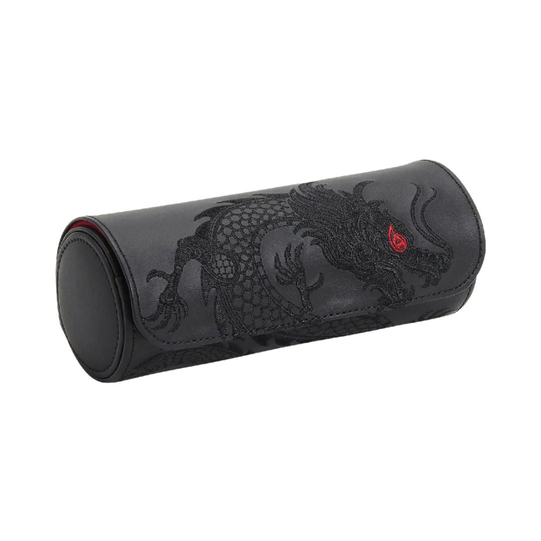 WOLF Lunar Triple Watch Roll in Year of the Dragon Black
