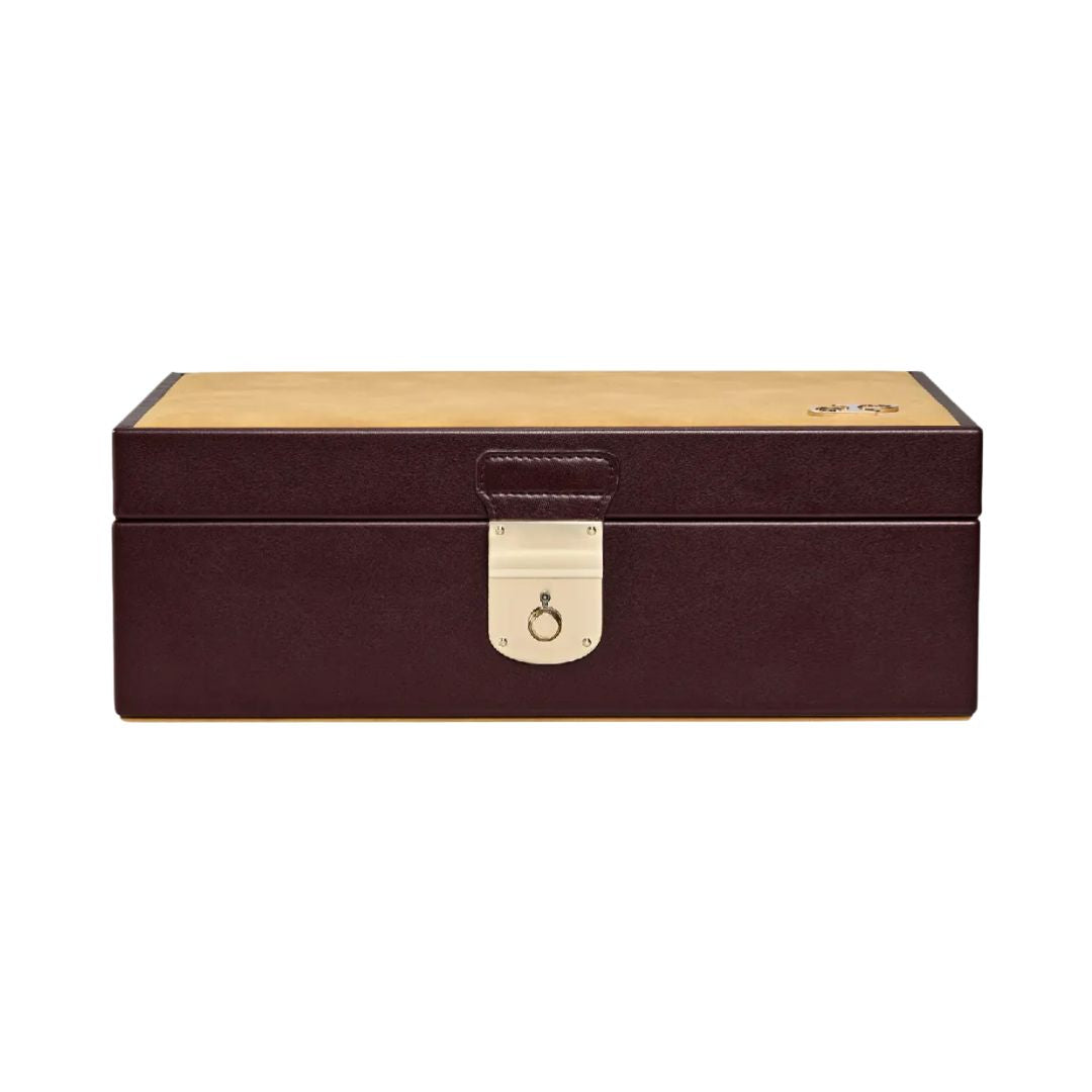 WOLF Men's Philipp Watch & Jewelry Lifestyle Box in Chestnut